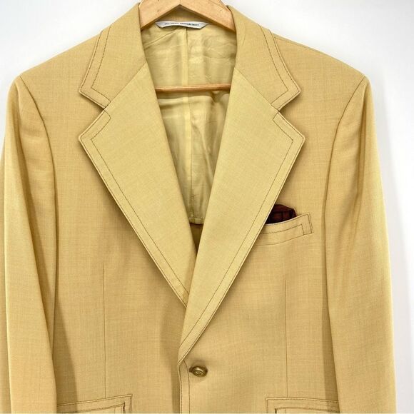 Vintage 1960s Yellow Kingsridge Suit Jacket - Picture 2 of 16
